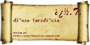Ősze Tarzícia névjegykártya